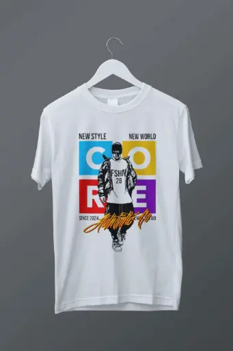 “Core Street Pulse” Graphic Tee – Authentic Urban Edge